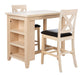 Everest 3 Piece Pub Set/White Wash - Cool Stuff & Accessories