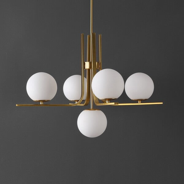 LENORE CHANDELIER/ Brass
