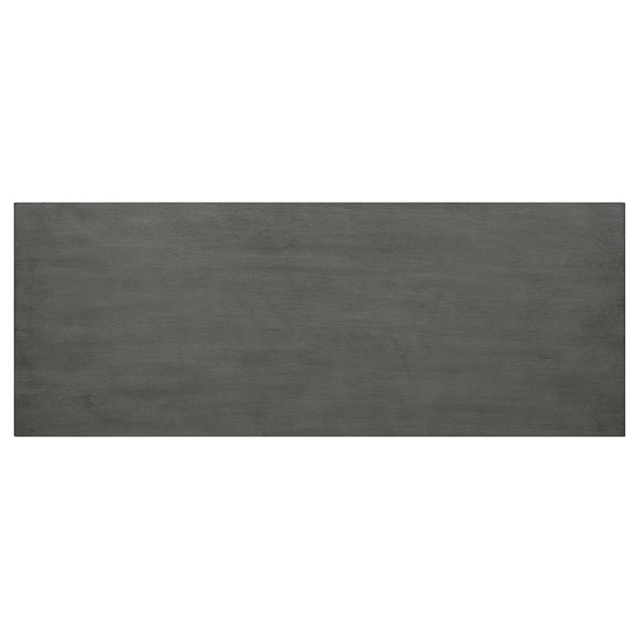 Farmhouse 3 Piece Counter Height Dining Table Set/ Gray