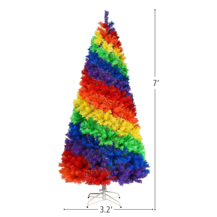 7 Feet Rainbow Christmas Tree