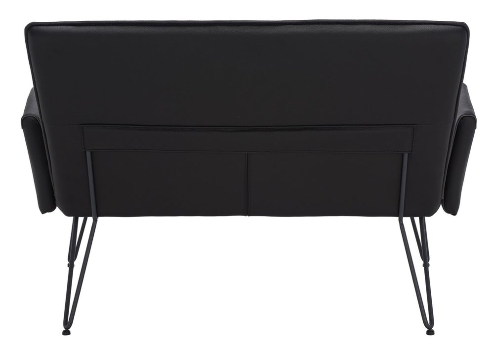Johannes Mid Century Modern Leather Settee