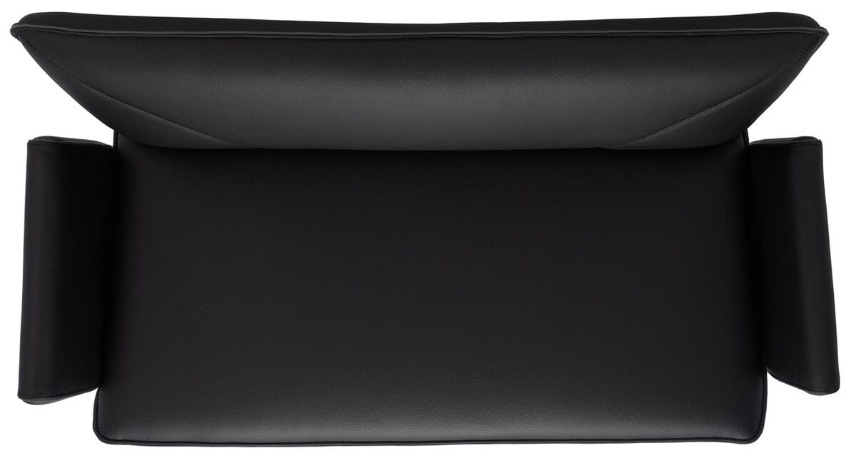 Johannes Mid Century Modern Leather Settee