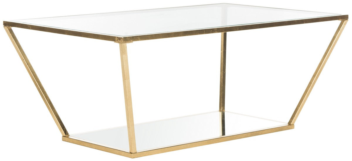 Allene Retro Glass Top Coffee Table - Cool Stuff & Accessories