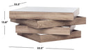 Anwen Geometric Wood Coffee Table - Cool Stuff & Accessories