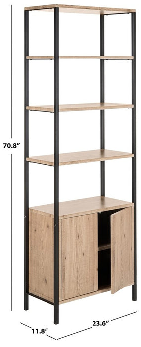 Natasha Retro Mid Century Wood Etagere - Cool Stuff & Accessories