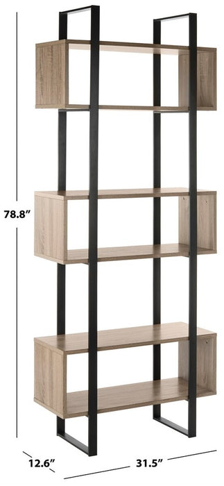 Adhara Retro Mid Century Wood Etagere - Cool Stuff & Accessories