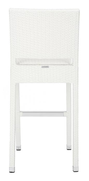 Bethel White Indoor-Outdoor Bar Stool - Cool Stuff & Accessories
