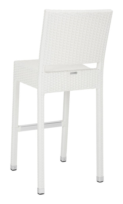 Bethel White Indoor-Outdoor Bar Stool - Cool Stuff & Accessories