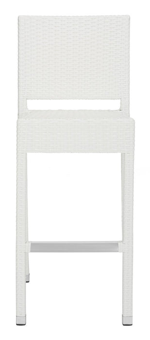 Bethel White Indoor-Outdoor Bar Stool - Cool Stuff & Accessories