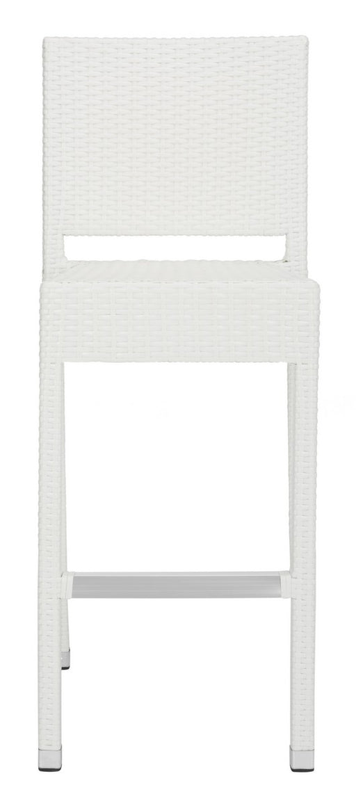 Bethel White Indoor-Outdoor Bar Stool - Cool Stuff & Accessories