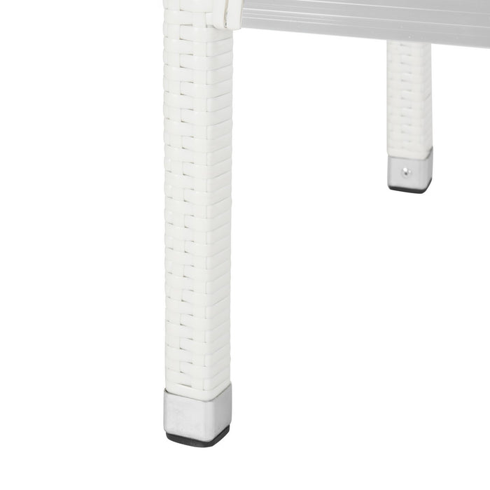 Bethel White Indoor-Outdoor Bar Stool - Cool Stuff & Accessories