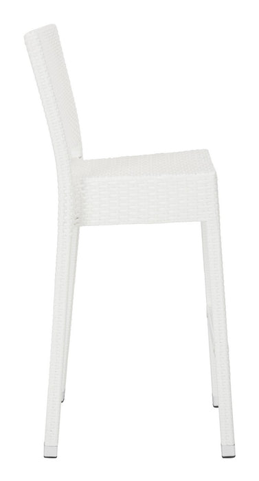 Bethel White Indoor-Outdoor Bar Stool - Cool Stuff & Accessories