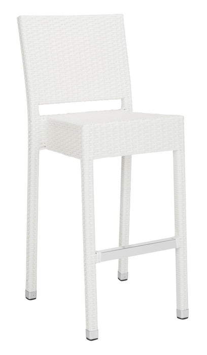 Bethel White Indoor-Outdoor Bar Stool - Cool Stuff & Accessories