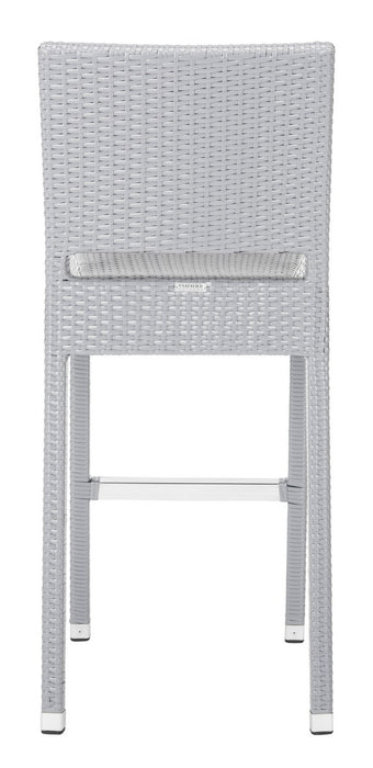 Bethel Grey Indoor-Outdoor Bar Stool - Cool Stuff & Accessories