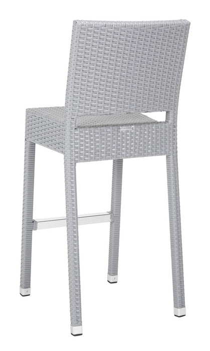 Bethel Grey Indoor-Outdoor Bar Stool - Cool Stuff & Accessories