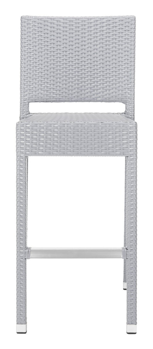 Bethel Grey Indoor-Outdoor Bar Stool - Cool Stuff & Accessories