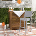 Bethel Grey Indoor-Outdoor Bar Stool - Cool Stuff & Accessories