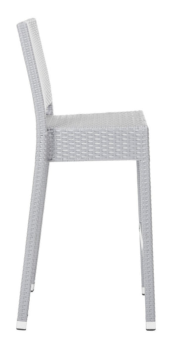 Bethel Grey Indoor-Outdoor Bar Stool - Cool Stuff & Accessories