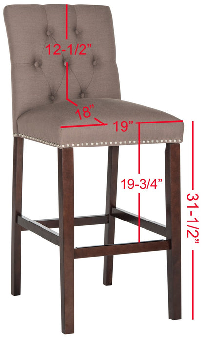 Norah Bar Stool/Dark Taupe - Cool Stuff & Accessories