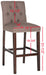 Norah Bar Stool/Dark Taupe - Cool Stuff & Accessories
