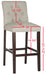 Norah Bar Stool/Light Grey - Cool Stuff & Accessories