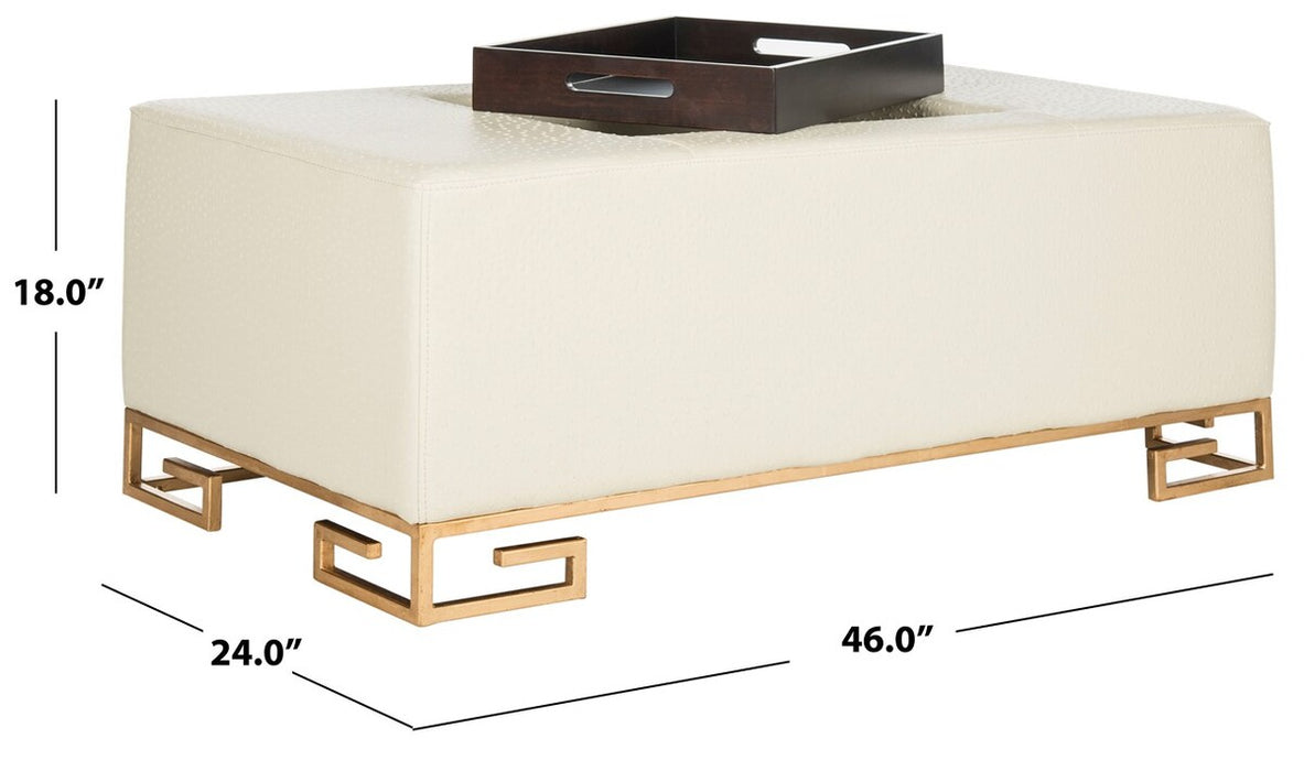 Julian Tray Ottoman/Cream - Cool Stuff & Accessories