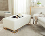 Julian Tray Ottoman/Cream - Cool Stuff & Accessories