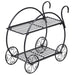 Heavy Duty Metal Flower Cart Plant Stand - Cool Stuff & Accessories