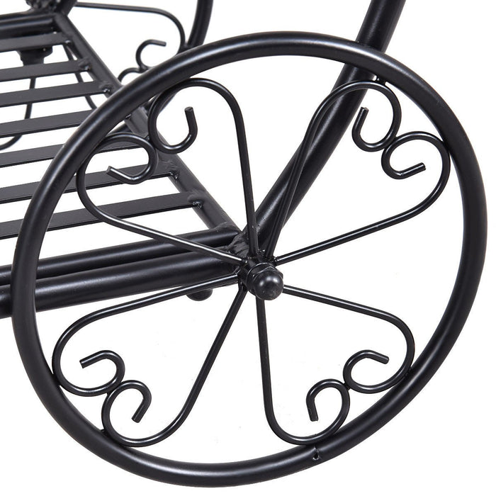 Heavy Duty Metal Flower Cart Plant Stand - Cool Stuff & Accessories