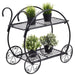 Heavy Duty Metal Flower Cart Plant Stand - Cool Stuff & Accessories