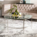 Edmund Silver Glass Coffee Table - Cool Stuff & Accessories