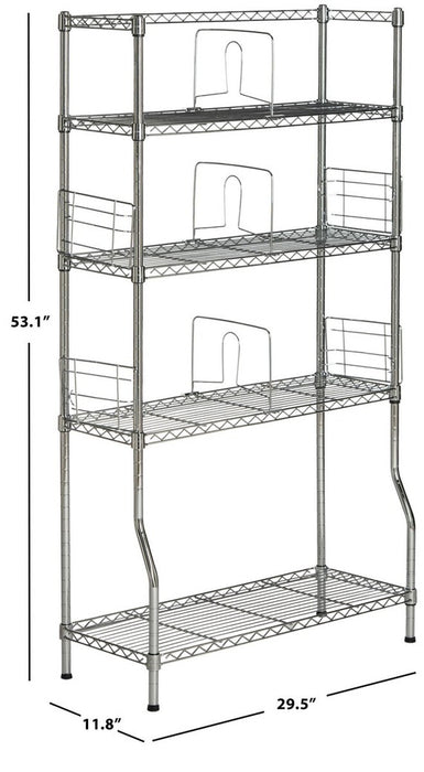 Fernand Chrome Wire Book Rack - Cool Stuff & Accessories