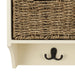 Finley Hanging 3 Basket Wall Rack/White - Cool Stuff & Accessories