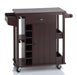 Furniture of America Harmon Small Bar Cart With Wine Rack - Cool Stuff & Accessories