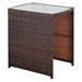 3 Pcs Cushioned Outdoor Wicker Patio Set - Cool Stuff & Accessories