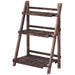 3 Tier Outdoor Wood Design Folding Display Flower Stand - Cool Stuff & Accessories