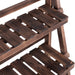 3 Tier Outdoor Wood Design Folding Display Flower Stand - Cool Stuff & Accessories