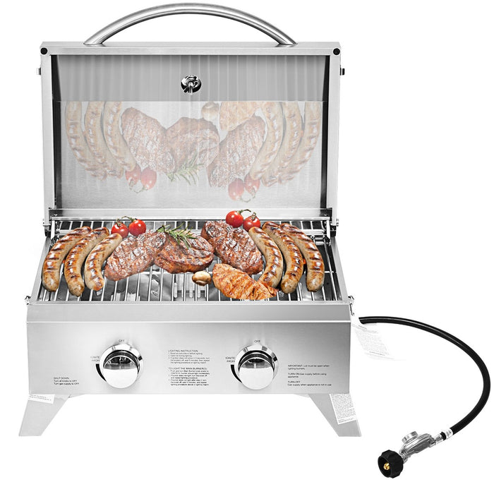 Portable Stainless Steel Table Top Grill