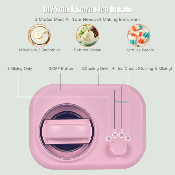 Ice Cream Maker with spoon