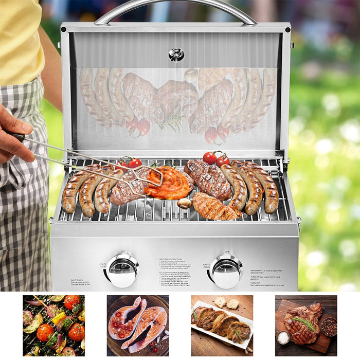 Portable Stainless Steel Table Top Grill