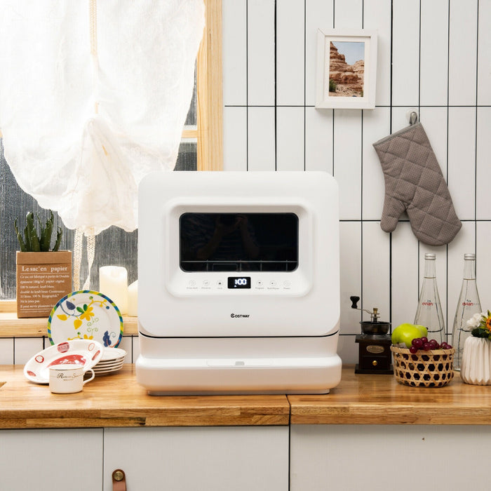 Portable Countertop Dishwasher Air Drying