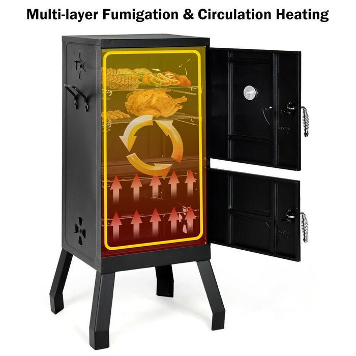 Barbecue Grill With Temperature Gauge