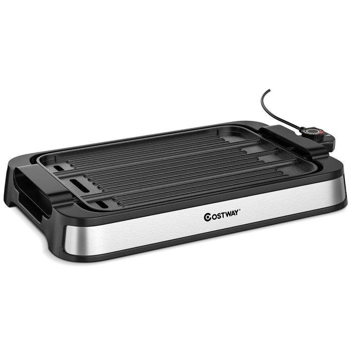 Smokeless Indoor Grill Electric Griddle with Non-stick Cooking Plate