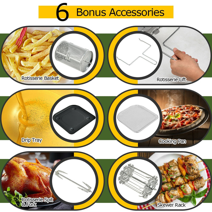 8 In 1 Electric Air Fryer with Accessories