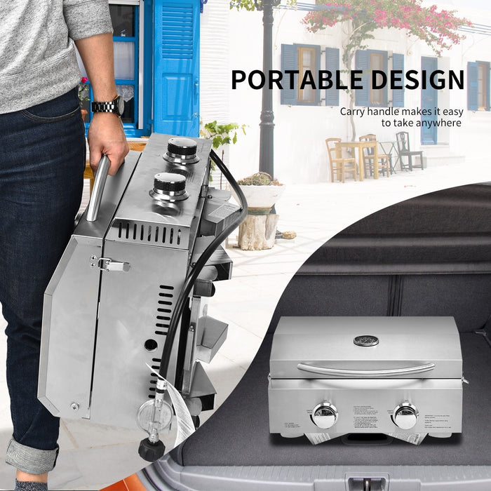 Portable Stainless Steel Table Top Grill