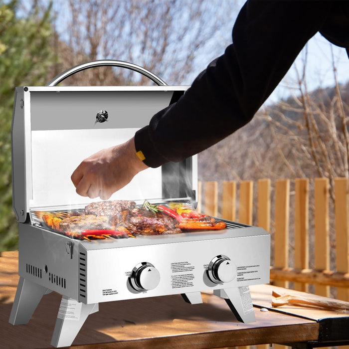 Portable Stainless Steel Table Top Grill