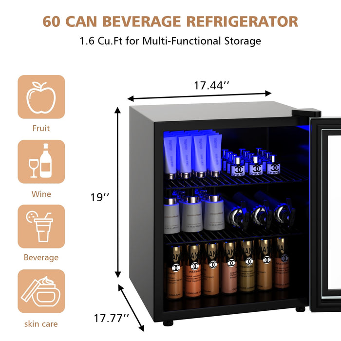 60 can beverage refrigerator online