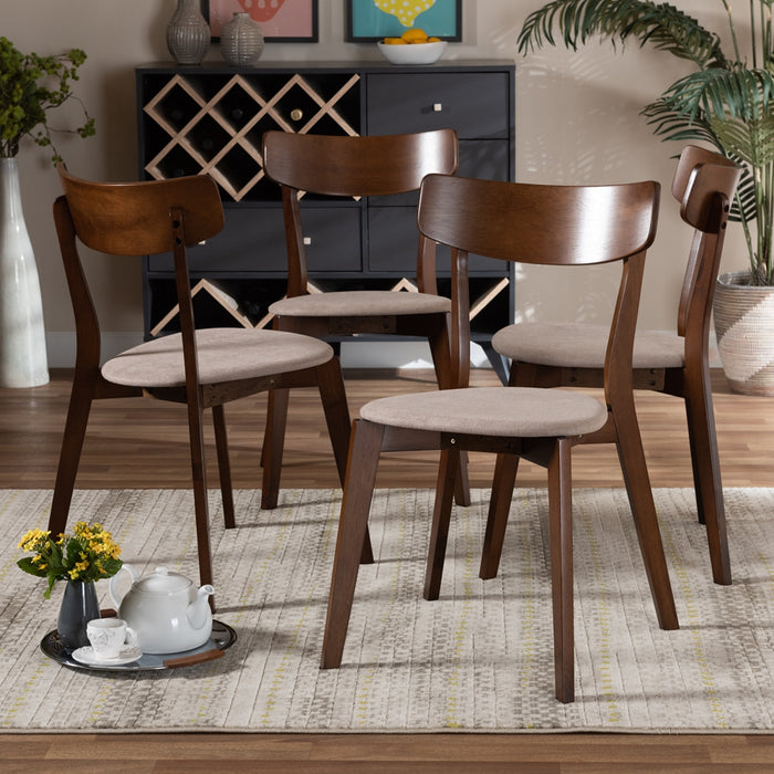 Iora Wood Dining Chair Set Of 4