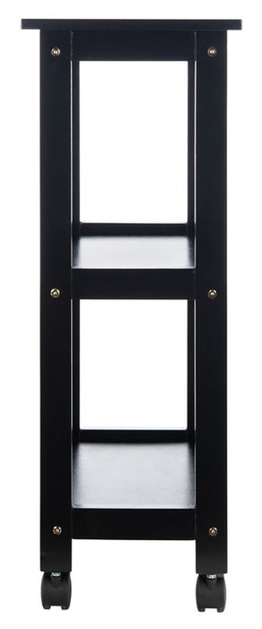 Bevin 2 Shelf Kitchen Cart/Black