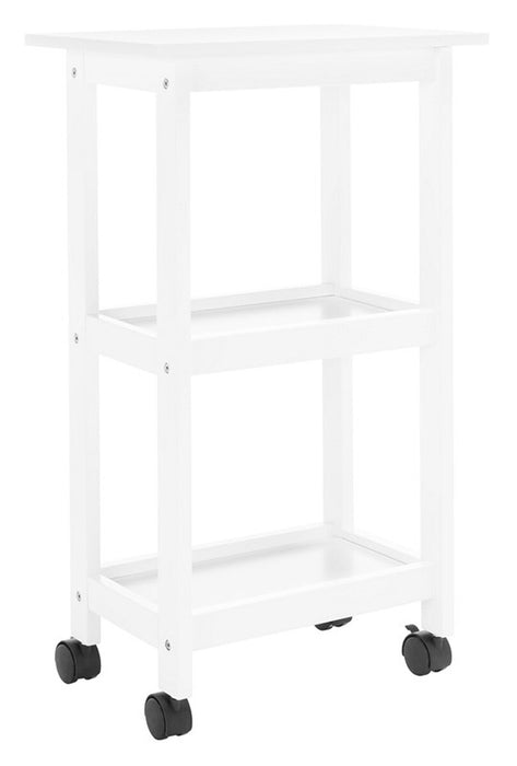 Bevin 2 Shelf Kitchen Cart/White